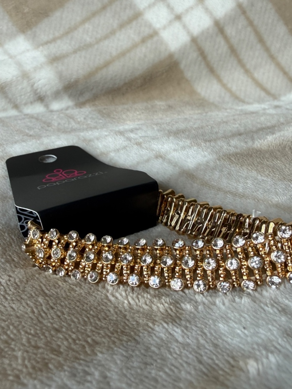 Paparazzi Bracelet ~ Corporate Confidence Bracelet- Gold